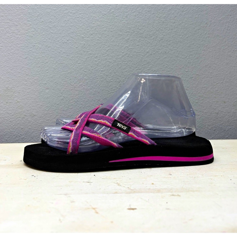 Teva Pink Olowahu Slide Sandals Size 7